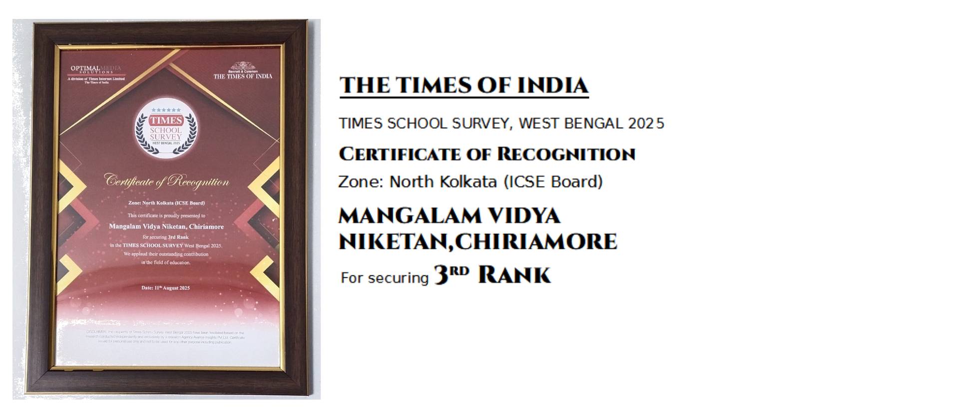 Mangalam Vidya Niketan Kaikhali, Kolkata